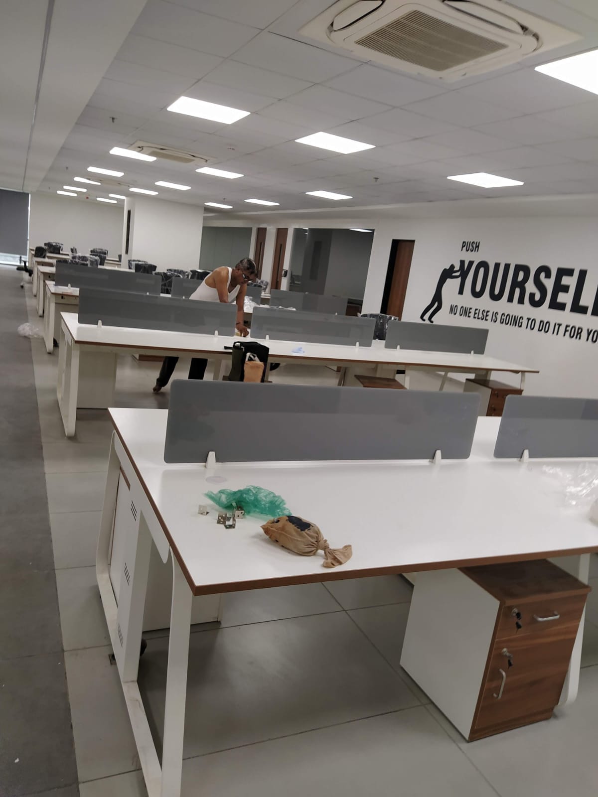 Commercial office — open-plan under final fit-out