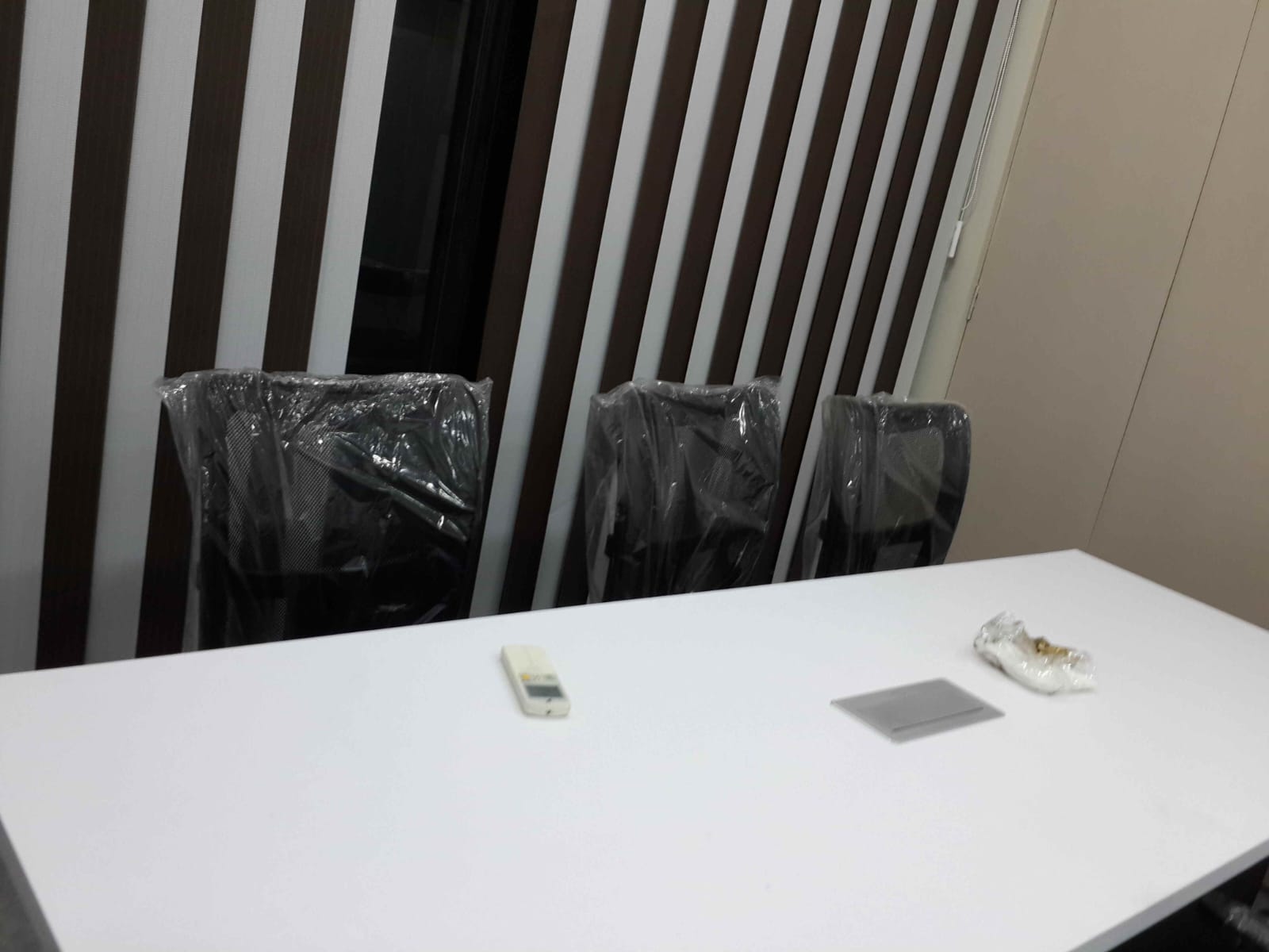 Commercial interior — final finishing works ongoing
