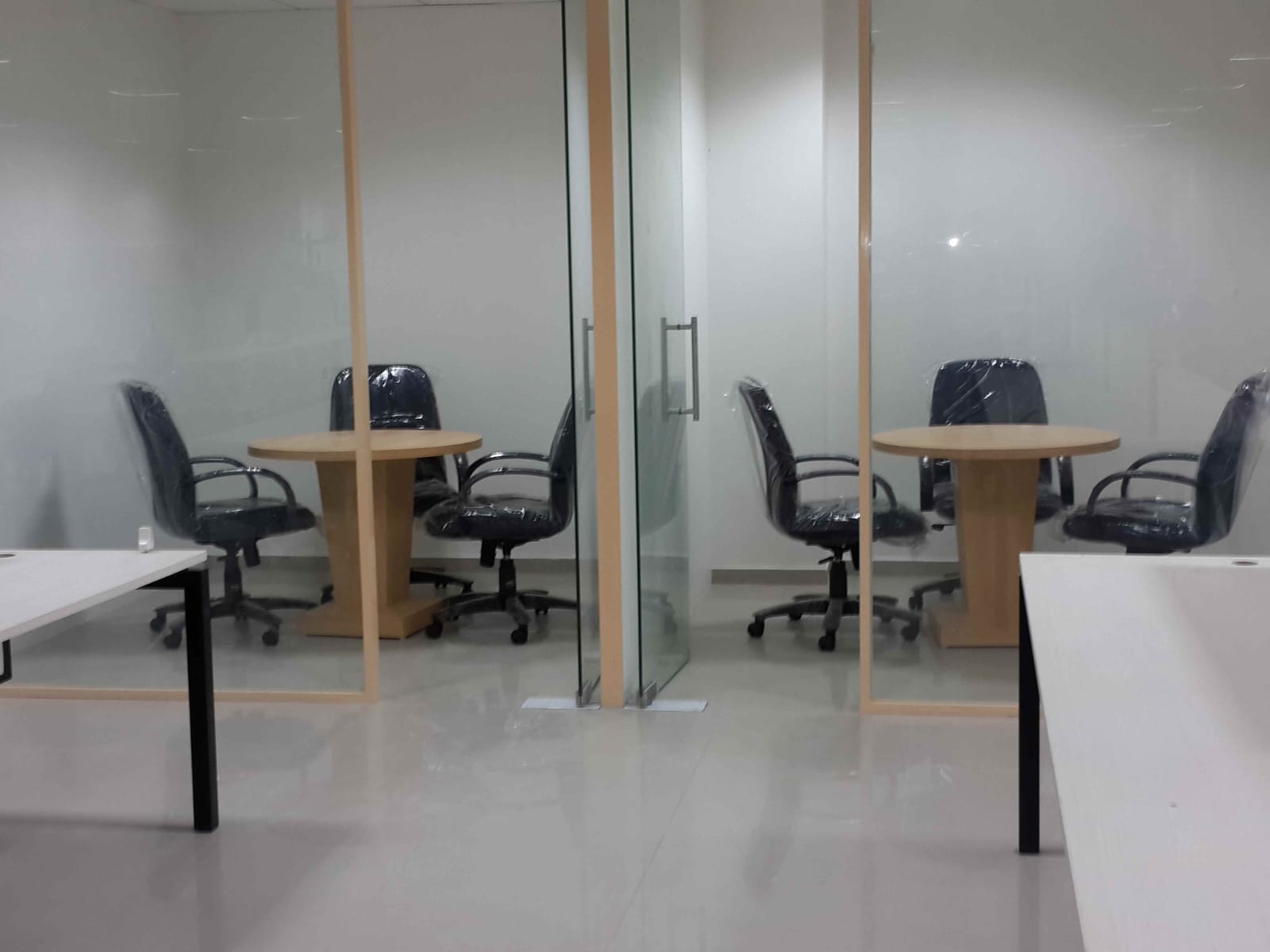 Office interiors — final stage before handover